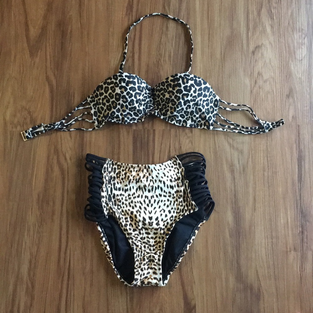 Xhilaration Cheetah Bathing Suit